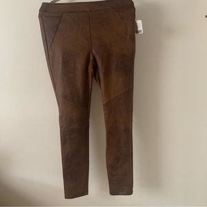 Free People Faux Leather Legging Skinny Pants Size 6 Never Let Go